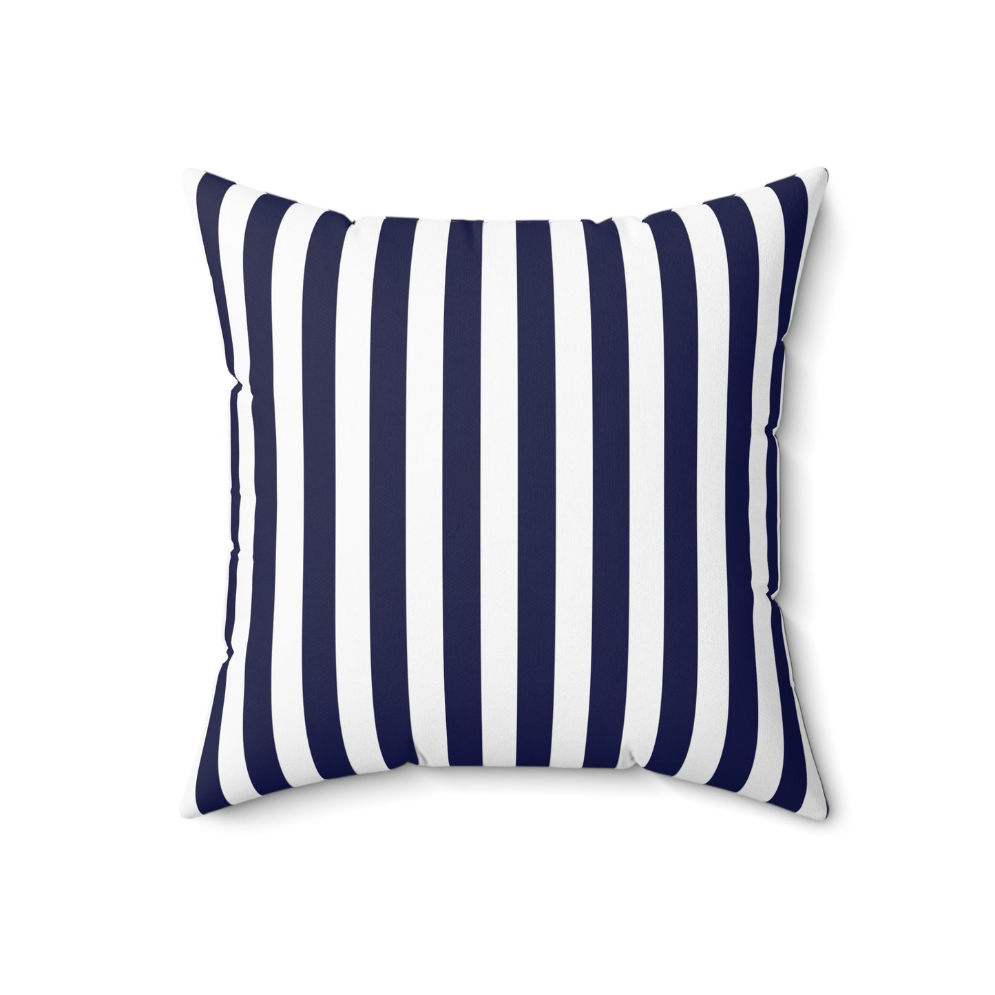 Navy Striped Pillows