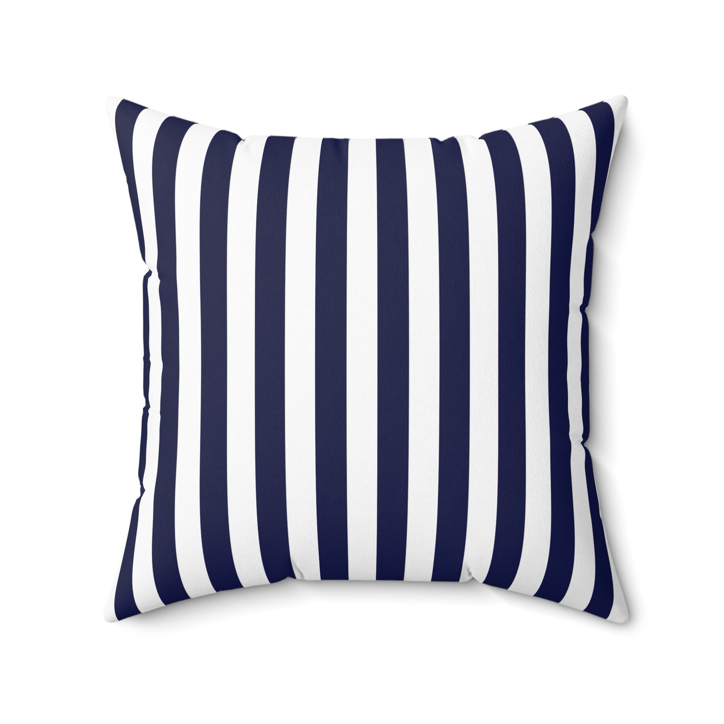 Navy Striped Pillows