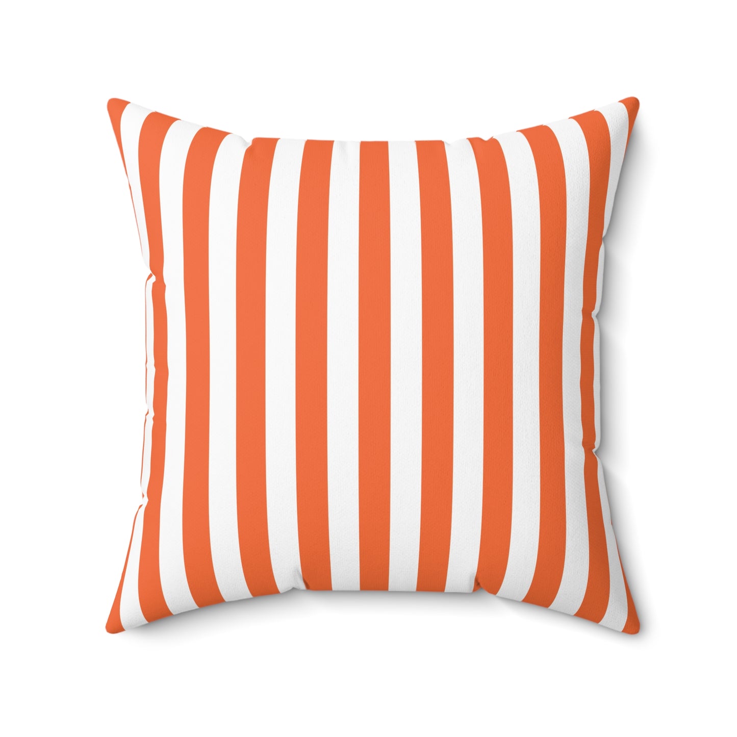 Orange Striped Pillows