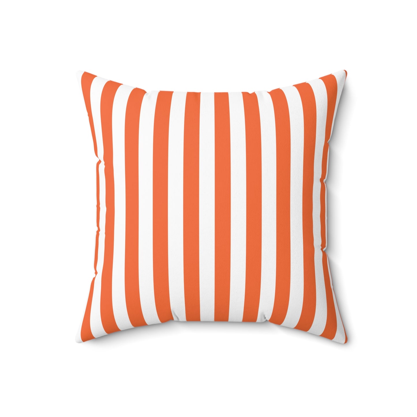 Orange Striped Pillows