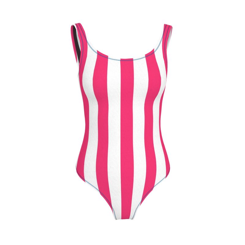 Pink Stripe Swimsuit