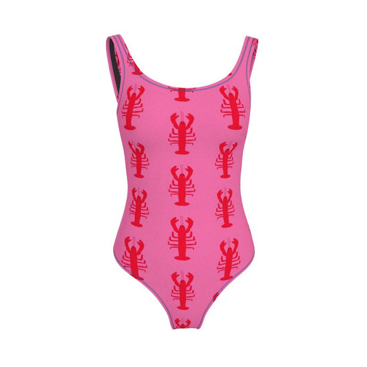Hot Pink Lobster Swimsuit