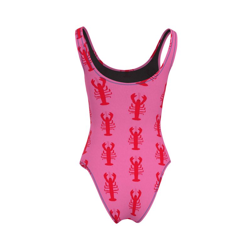 Hot Pink Lobster Swimsuit