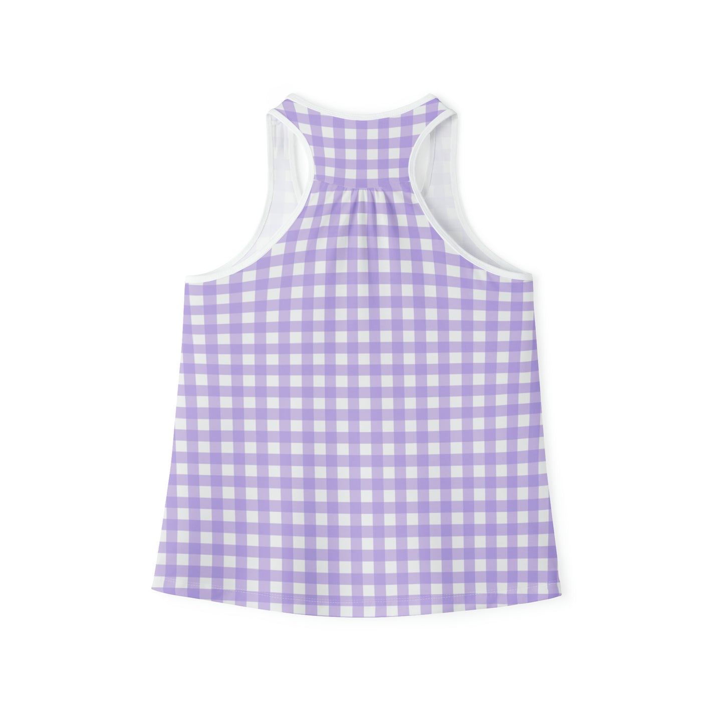 Lilac Gingham Tank Top