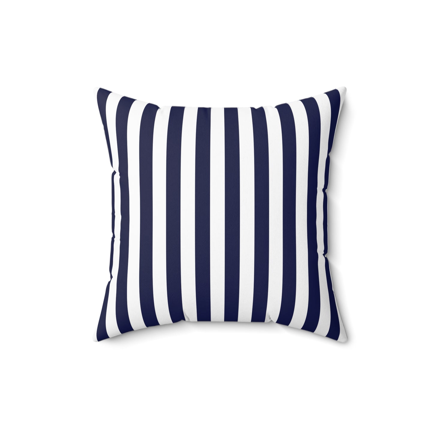 Navy Striped Pillows