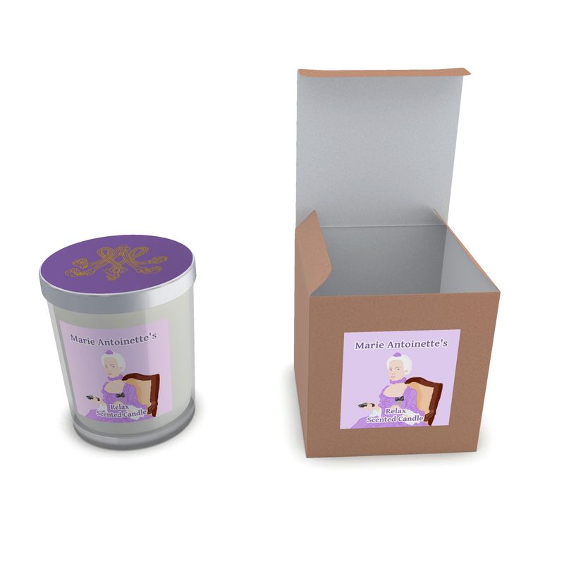 Marie Antoinette Purple Candle