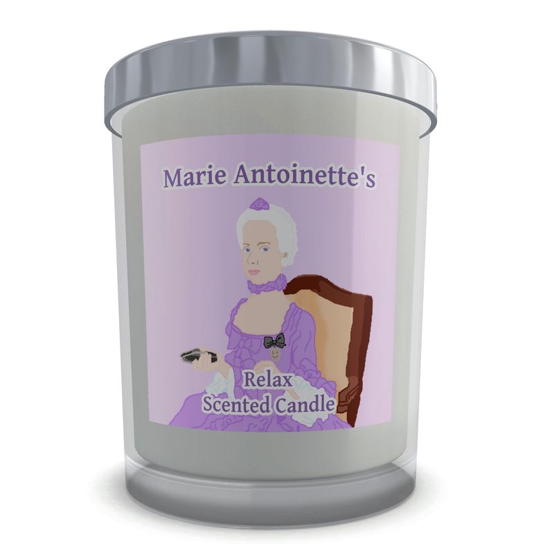 Marie Antoinette Purple Candle