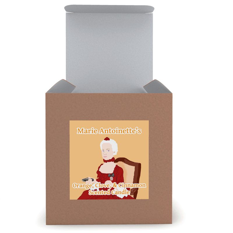 Marie Antoinette Orange Candle