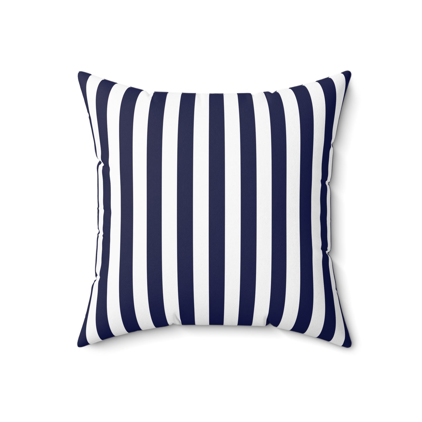 Navy Striped Pillows