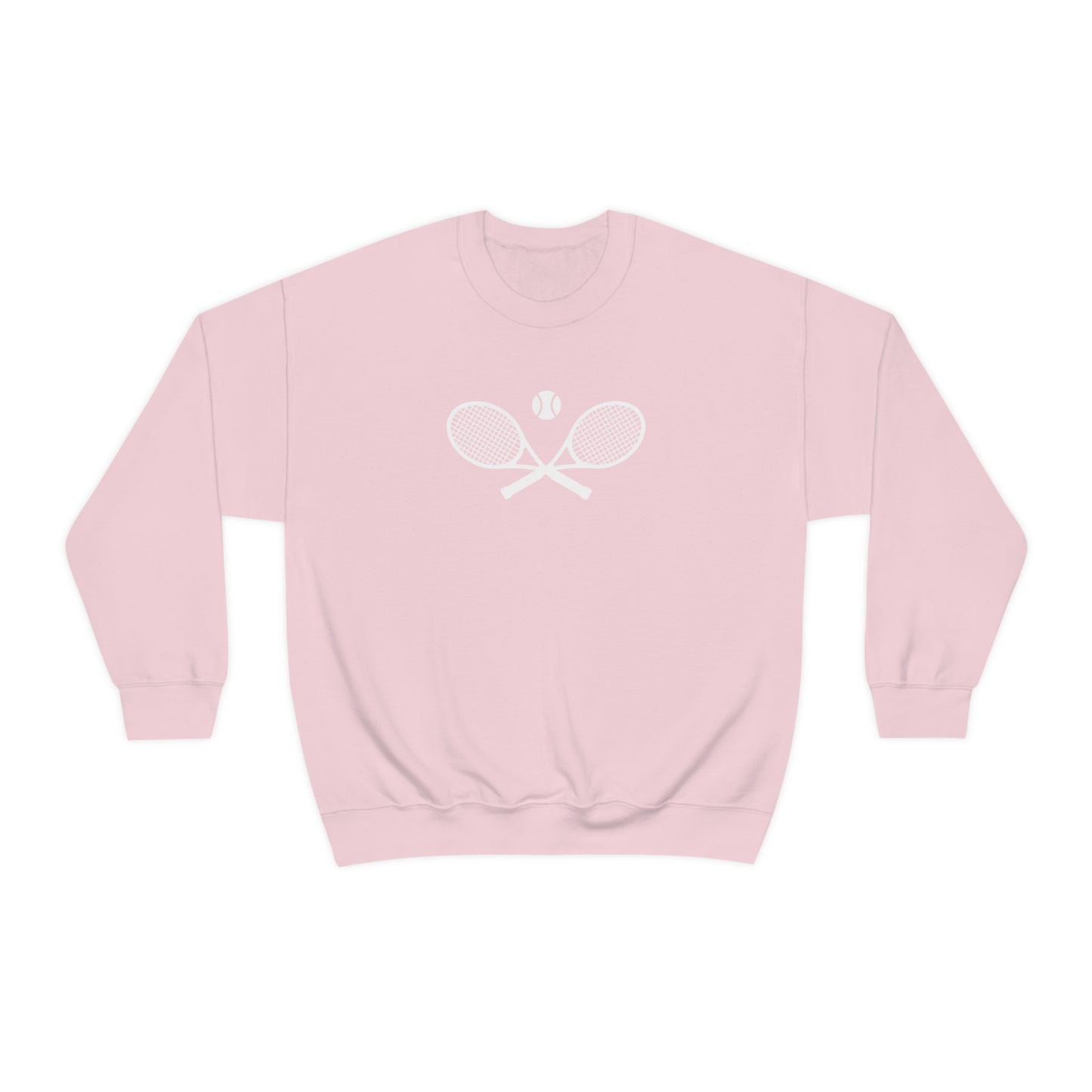 Preppy White Tennis Sweatshirt