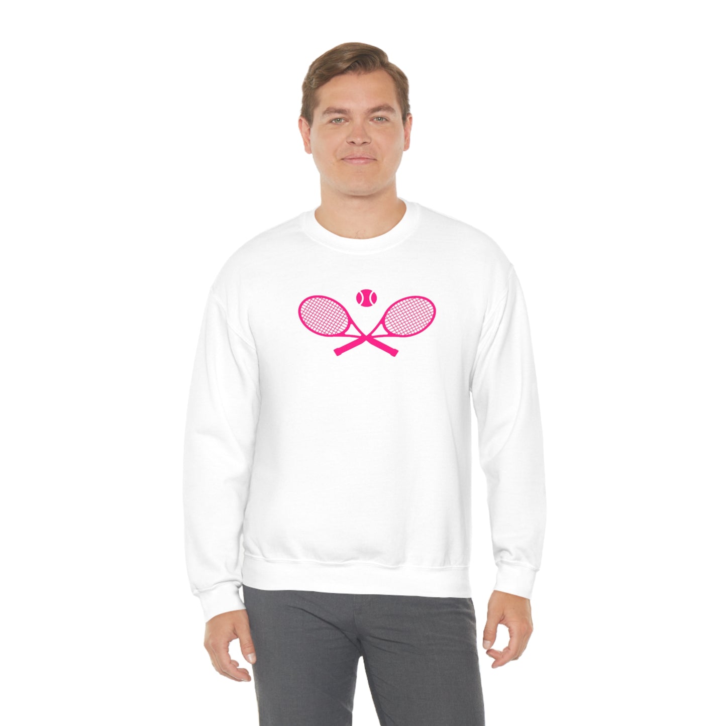 Preppy Pink Tennis Sweatshirt