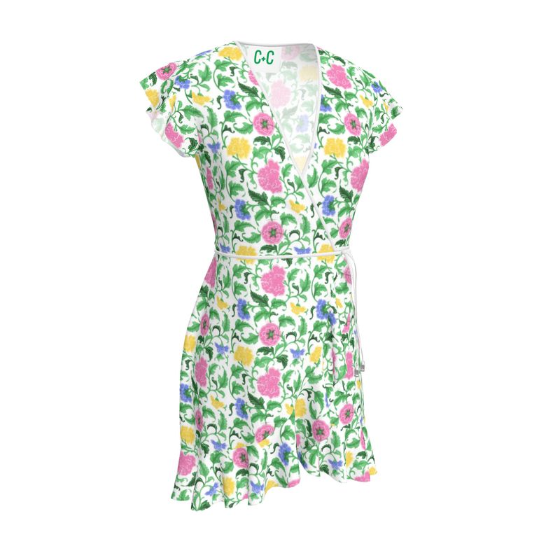 Porcelain Flowers Dress