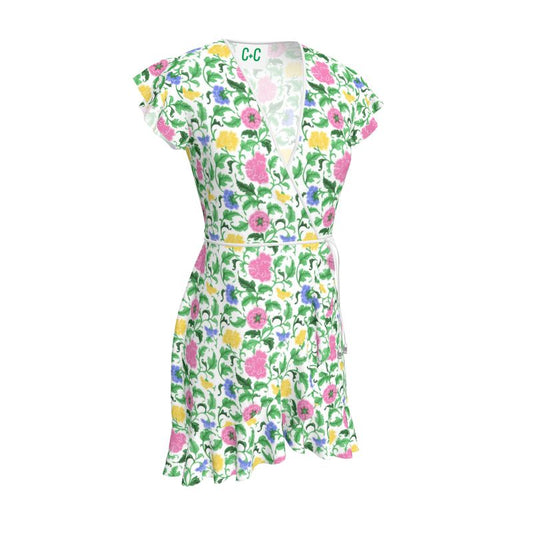 Porcelain Flowers Dress