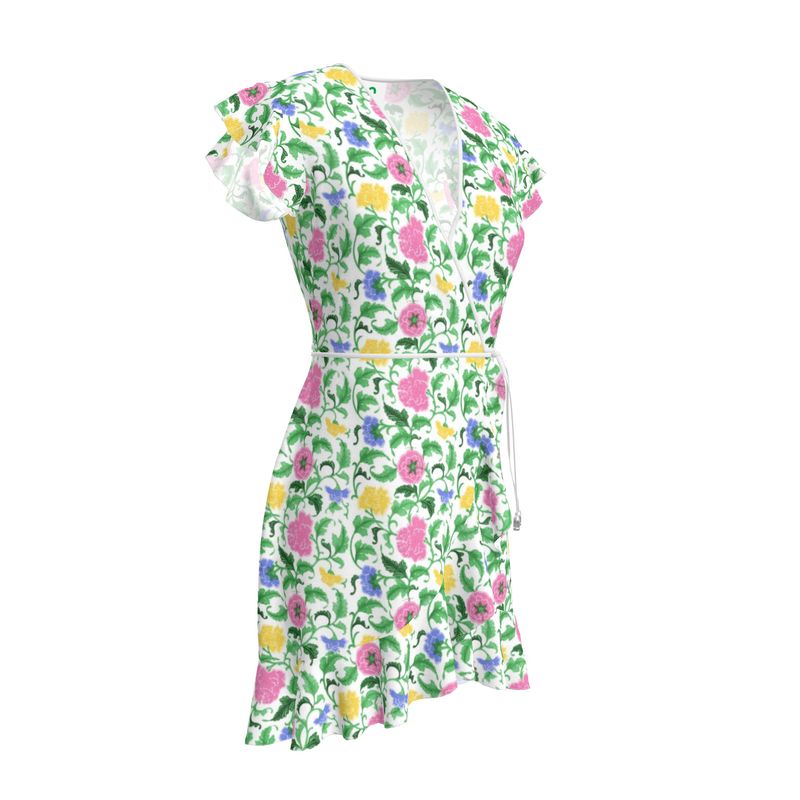 Porcelain Flowers Dress