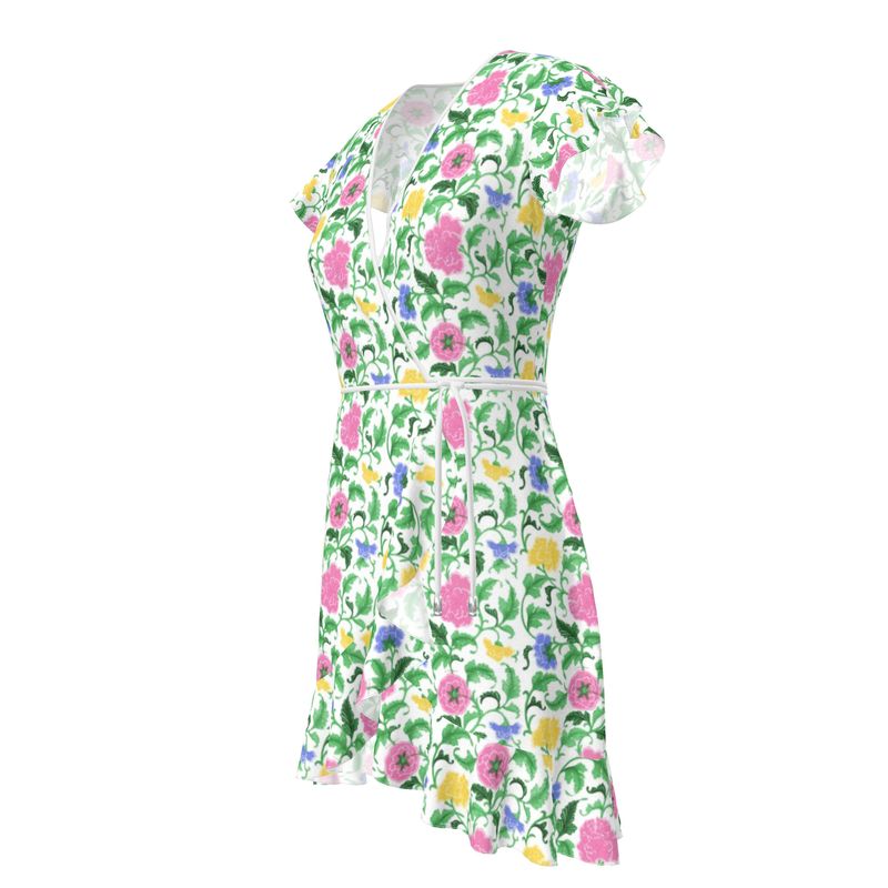 Porcelain Flowers Dress