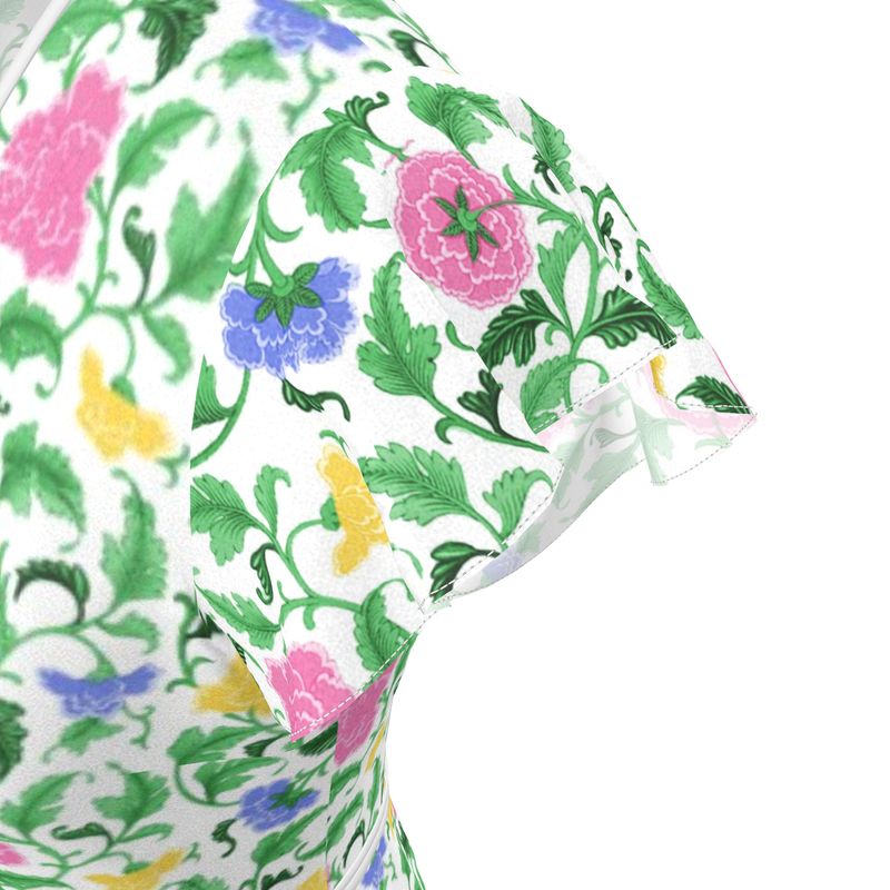 Porcelain Flowers Dress