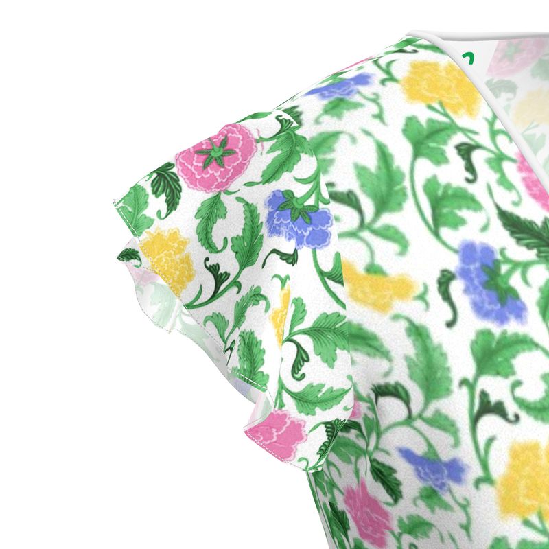 Porcelain Flowers Dress