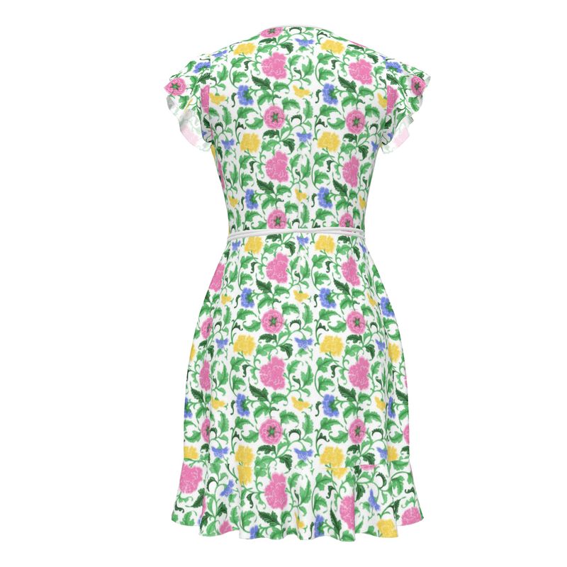 Porcelain Flowers Dress