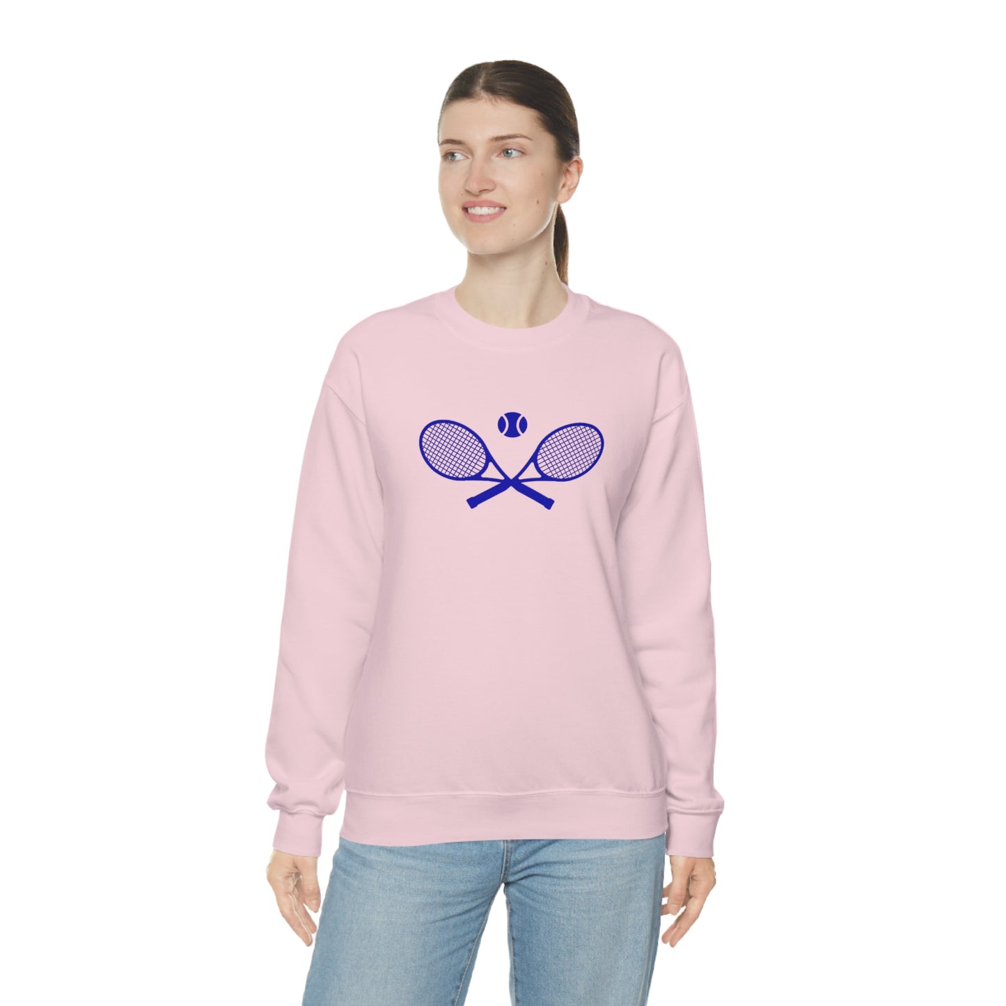 Preppy Blue Tennis Sweatshirt