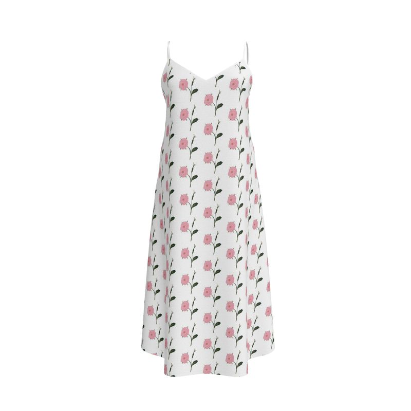 Venus' Roses Slip Dress