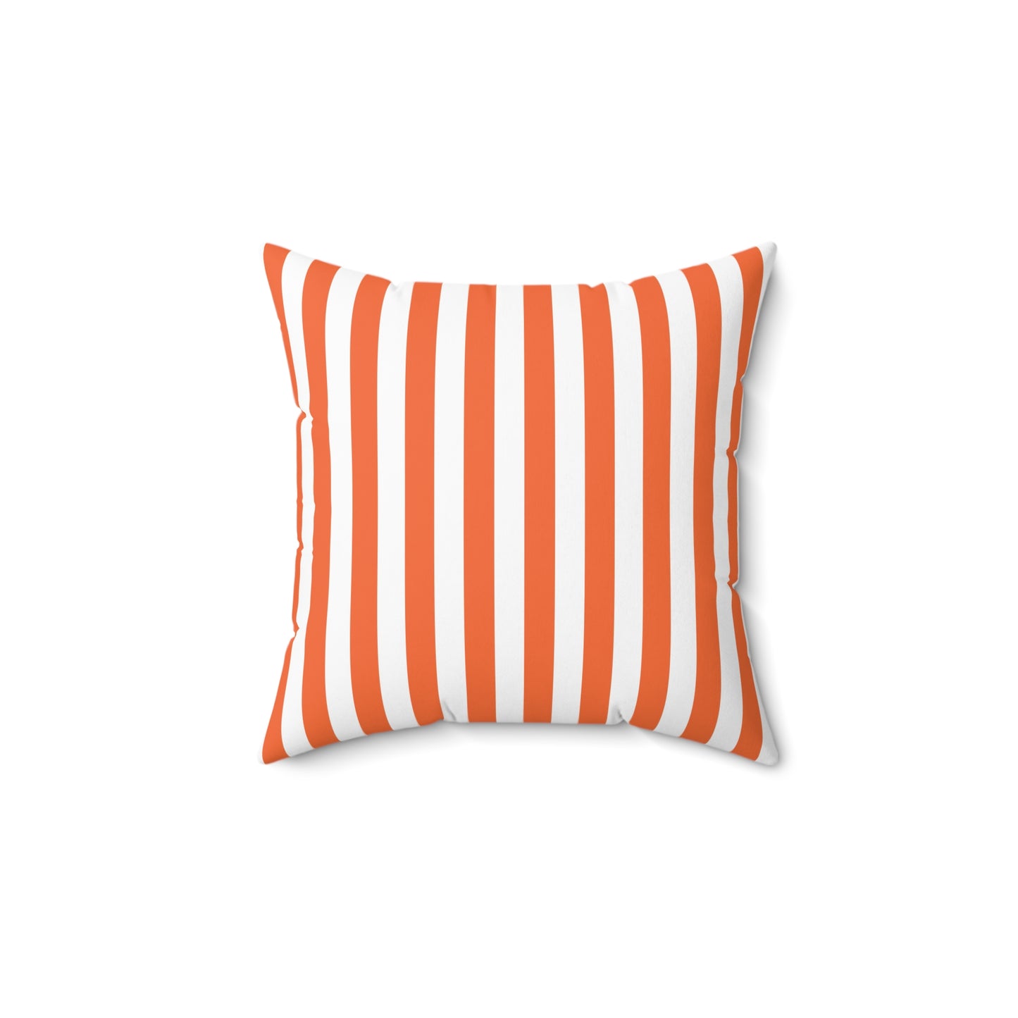 Orange Striped Pillows