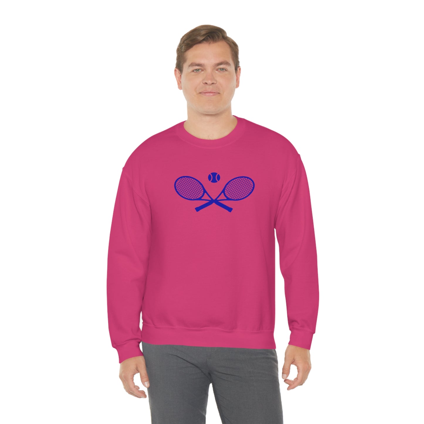 Preppy Blue Tennis Sweatshirt