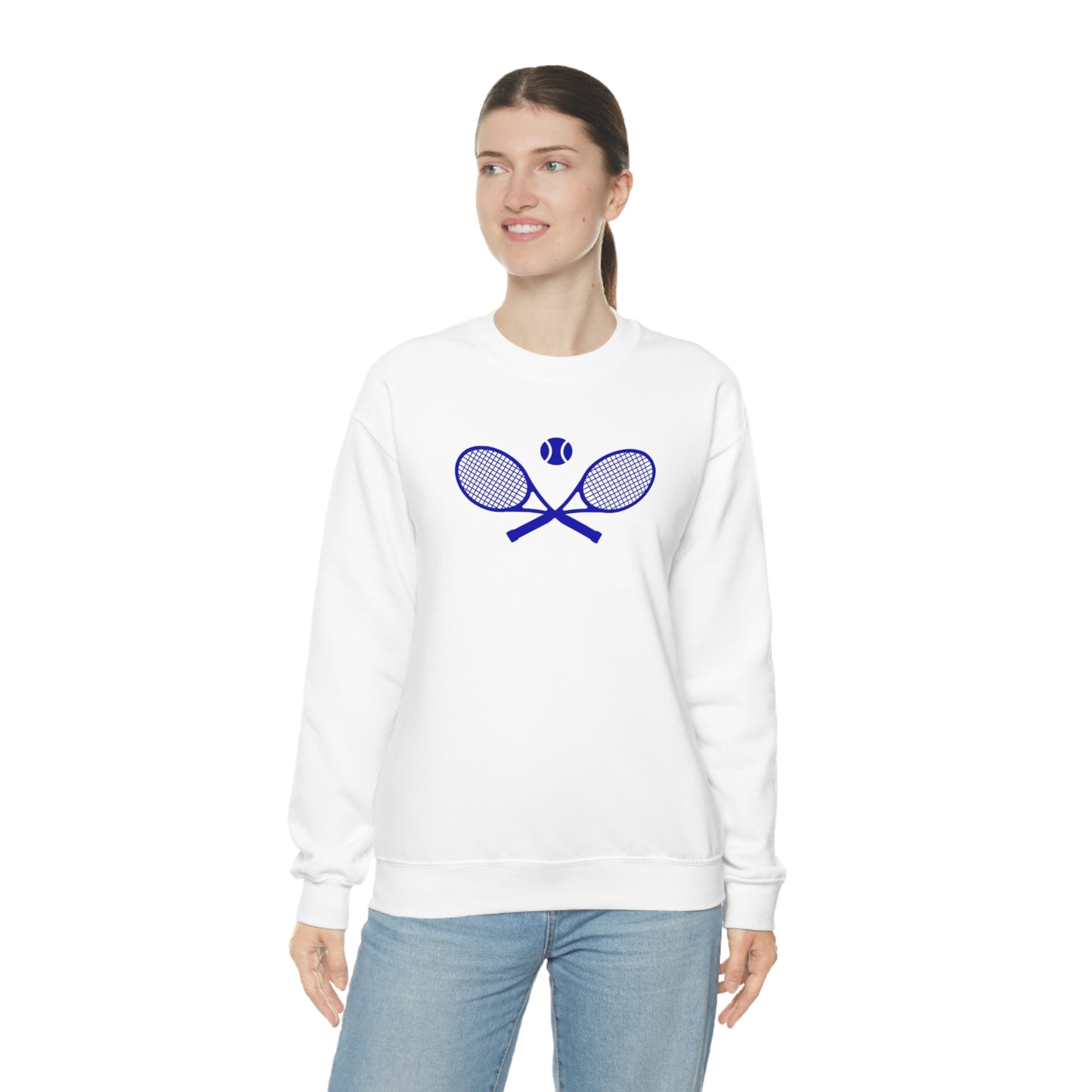 Preppy Blue Tennis Sweatshirt