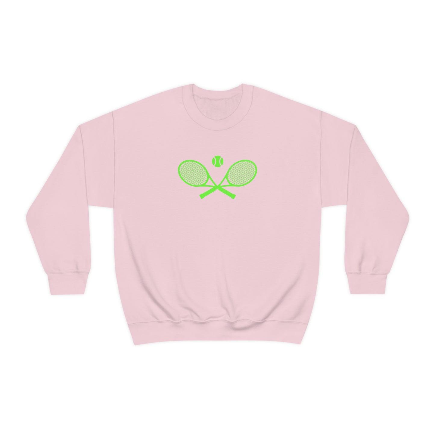 Preppy Lime Green Tennis Sweatshirt