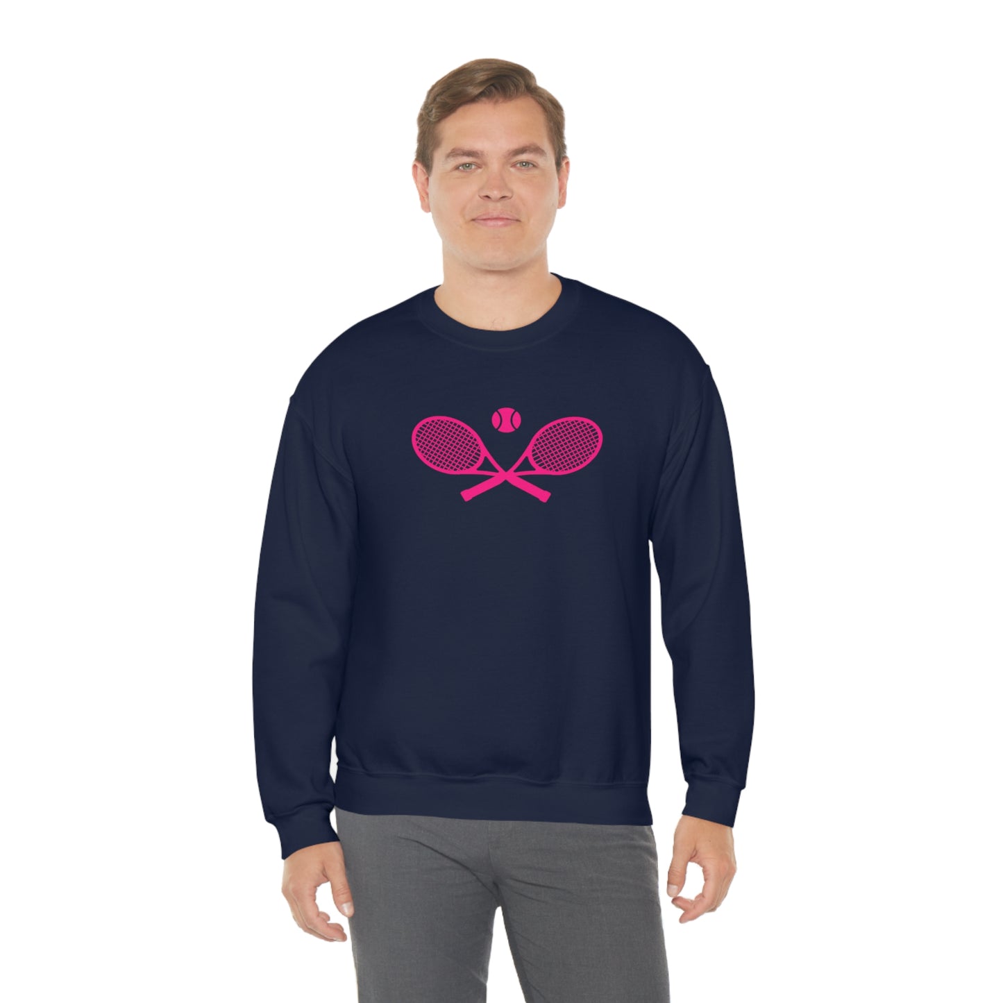 Preppy Pink Tennis Sweatshirt