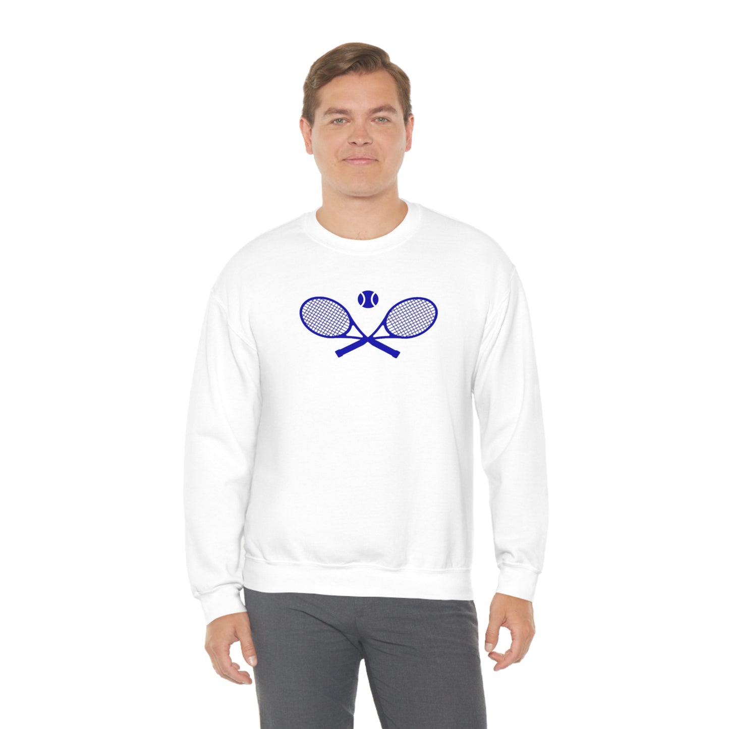 Preppy Blue Tennis Sweatshirt