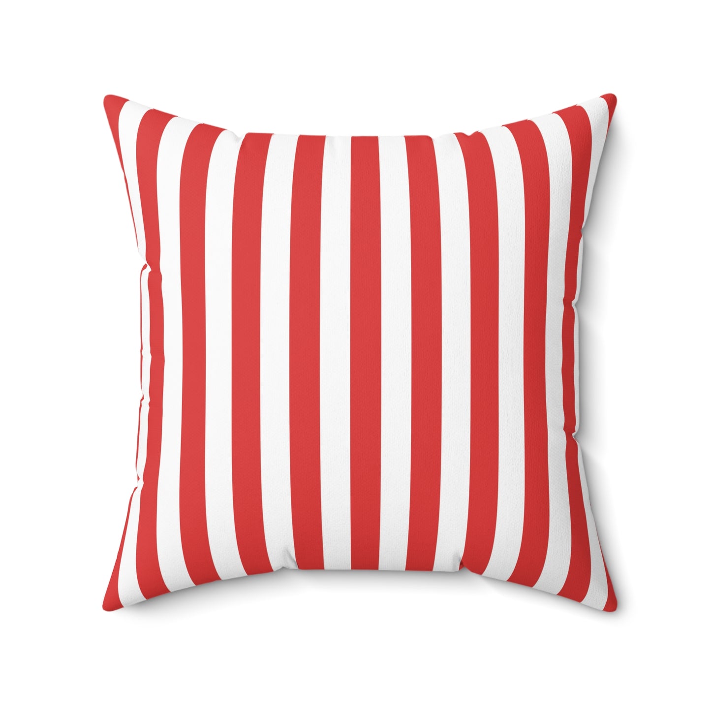 Red Striped Pillows