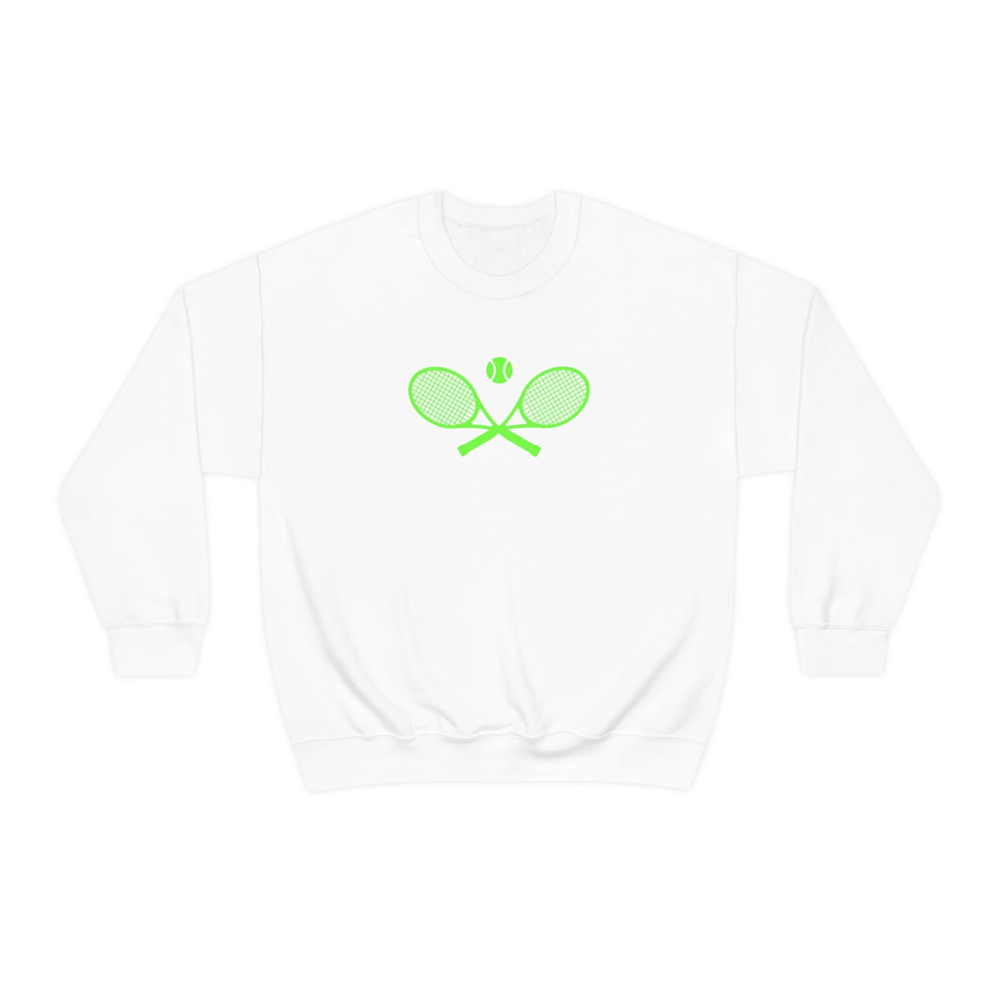 Preppy Lime Green Tennis Sweatshirt