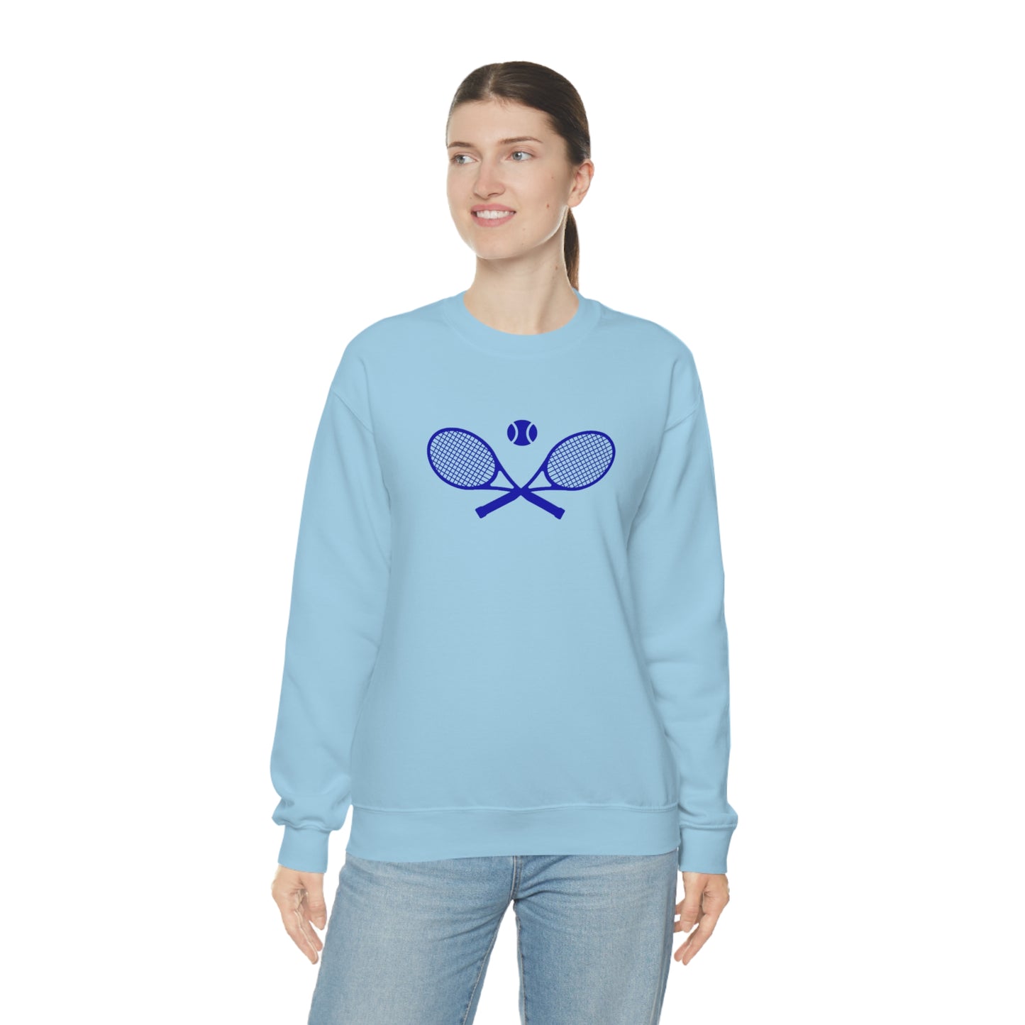 Preppy Blue Tennis Sweatshirt