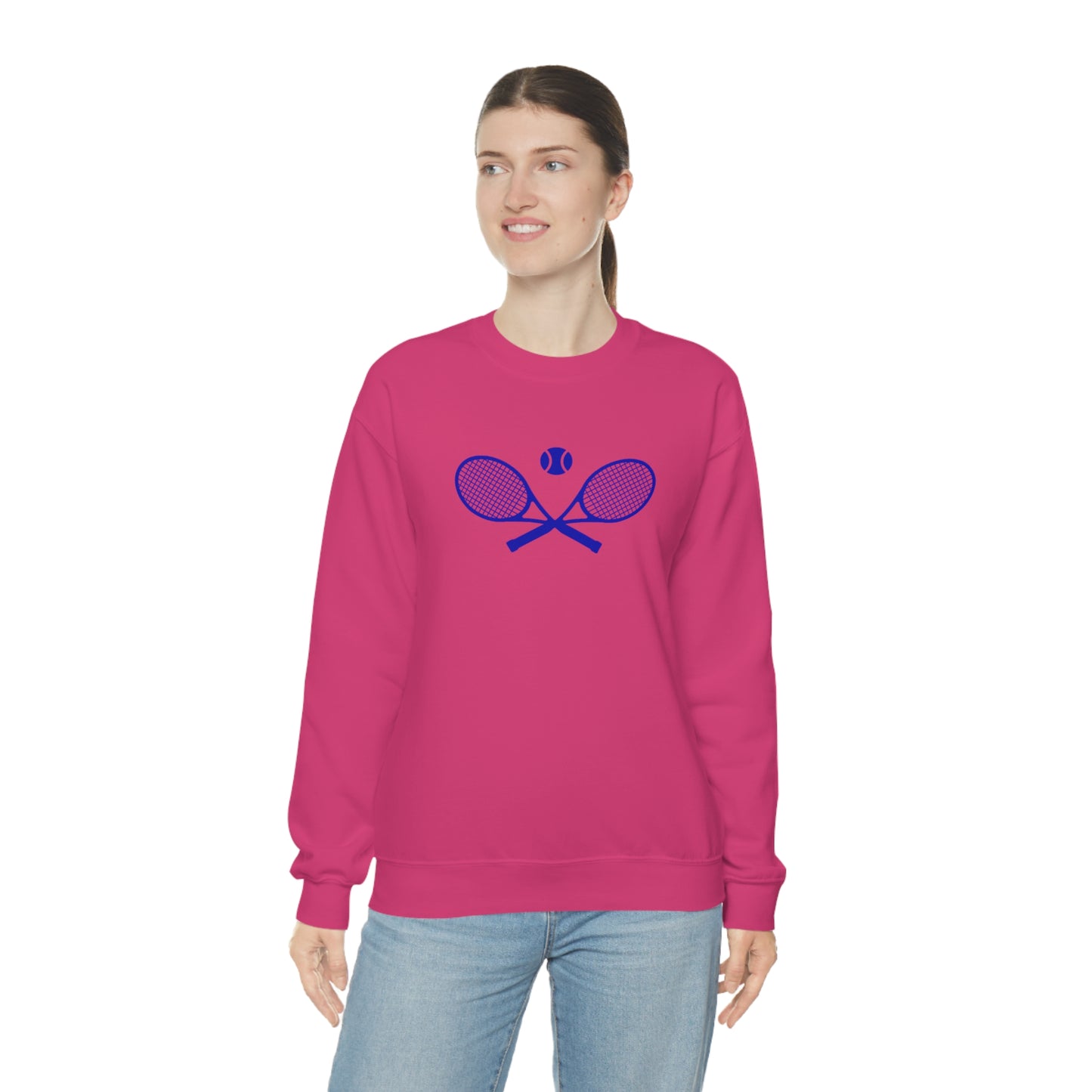 Preppy Blue Tennis Sweatshirt