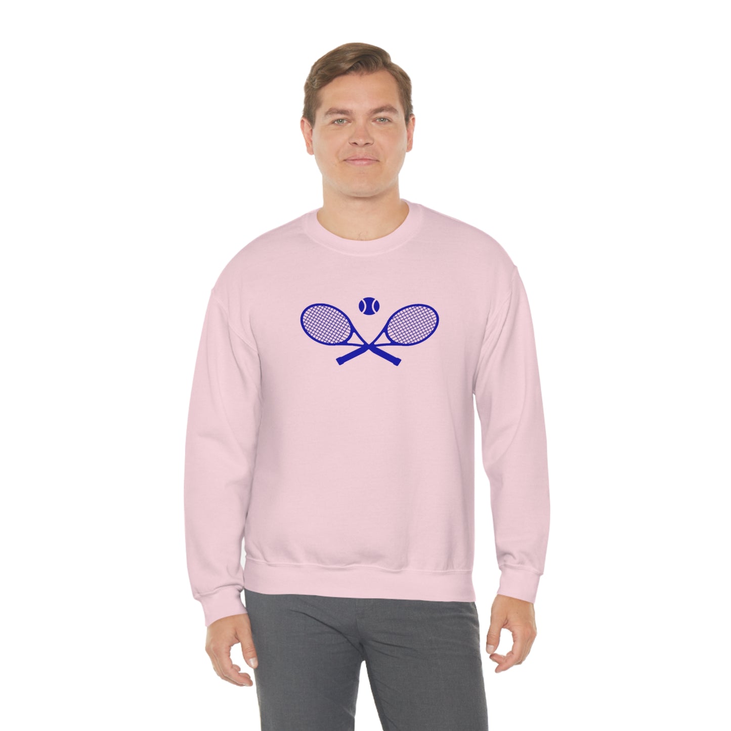 Preppy Blue Tennis Sweatshirt