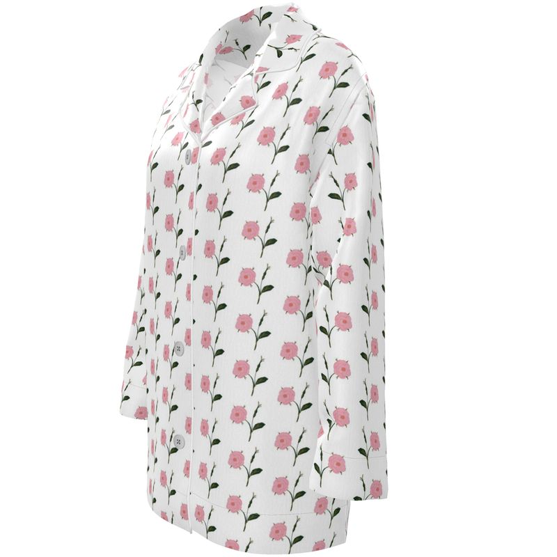 Venus' Roses Luxury Pyjama Shirt