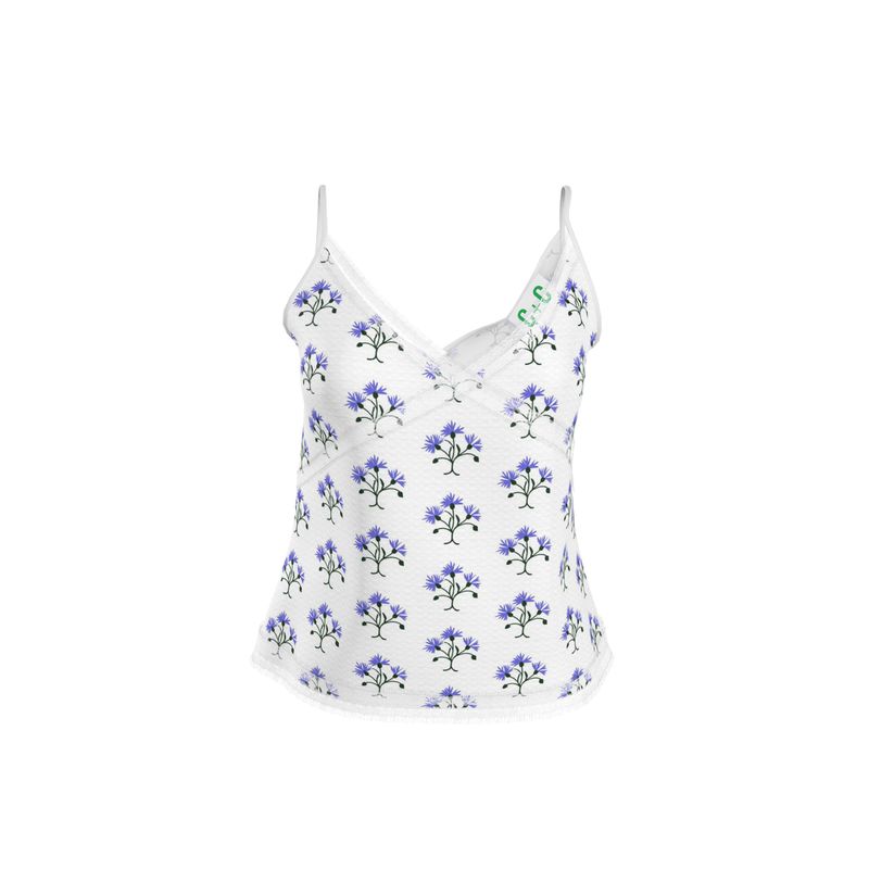 Primavera's Blue Flowers Cami