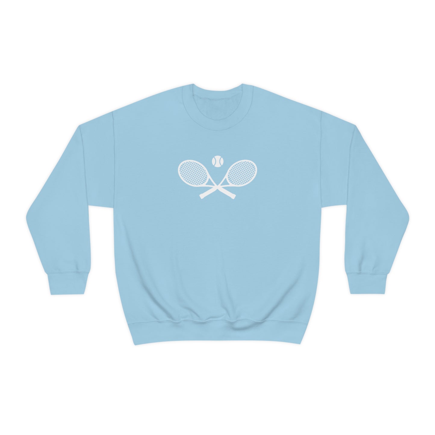 Preppy White Tennis Sweatshirt