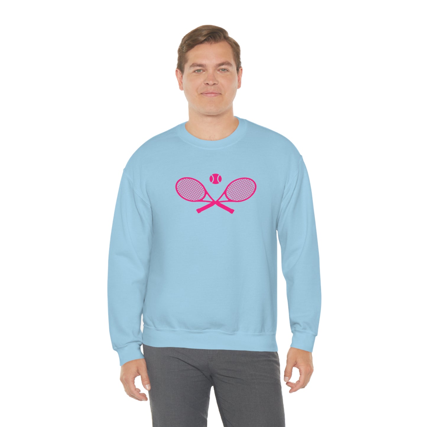 Preppy Pink Tennis Sweatshirt