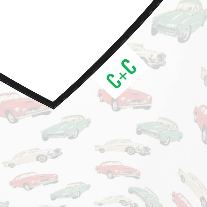 Vintage Car Print Dress