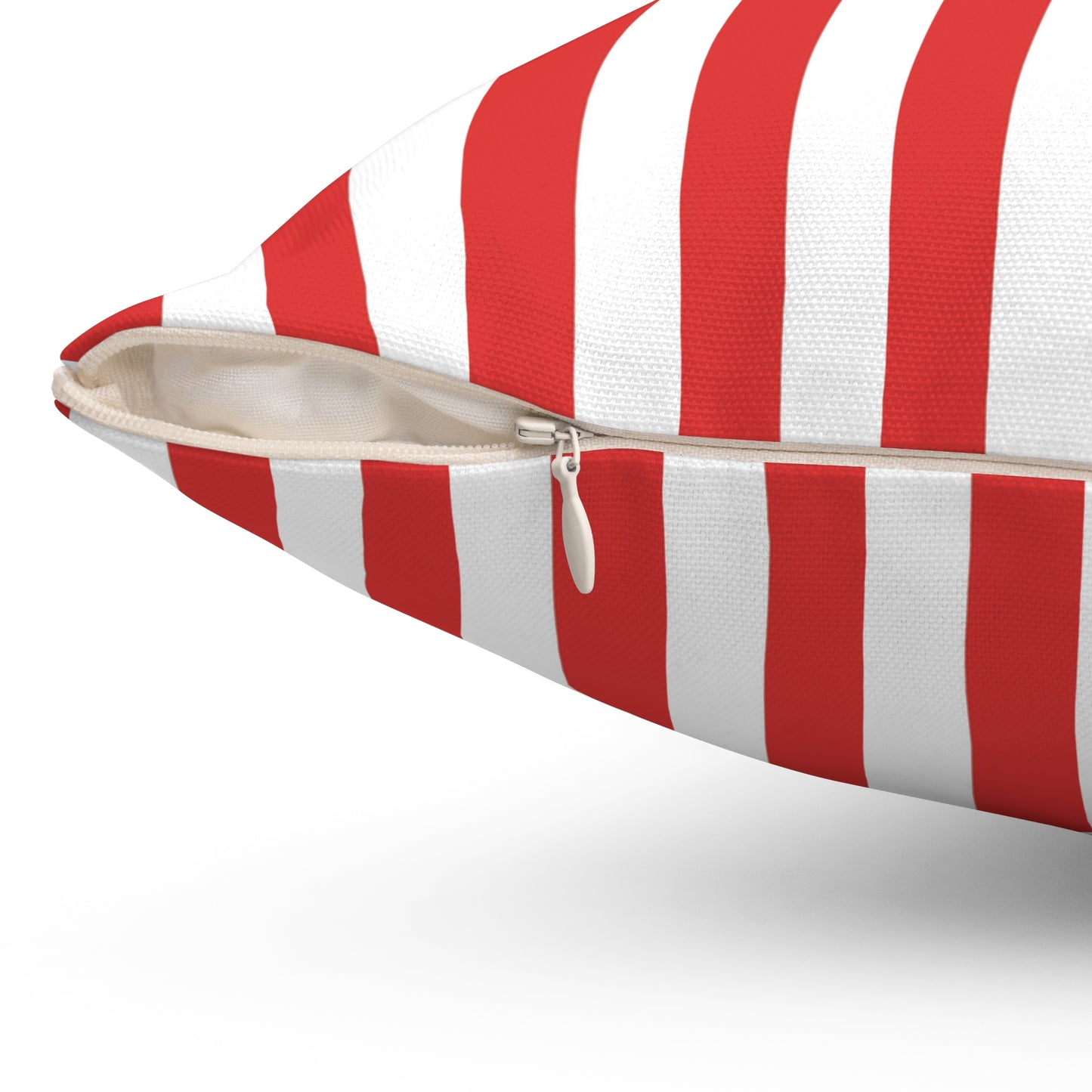 Red Striped Pillows