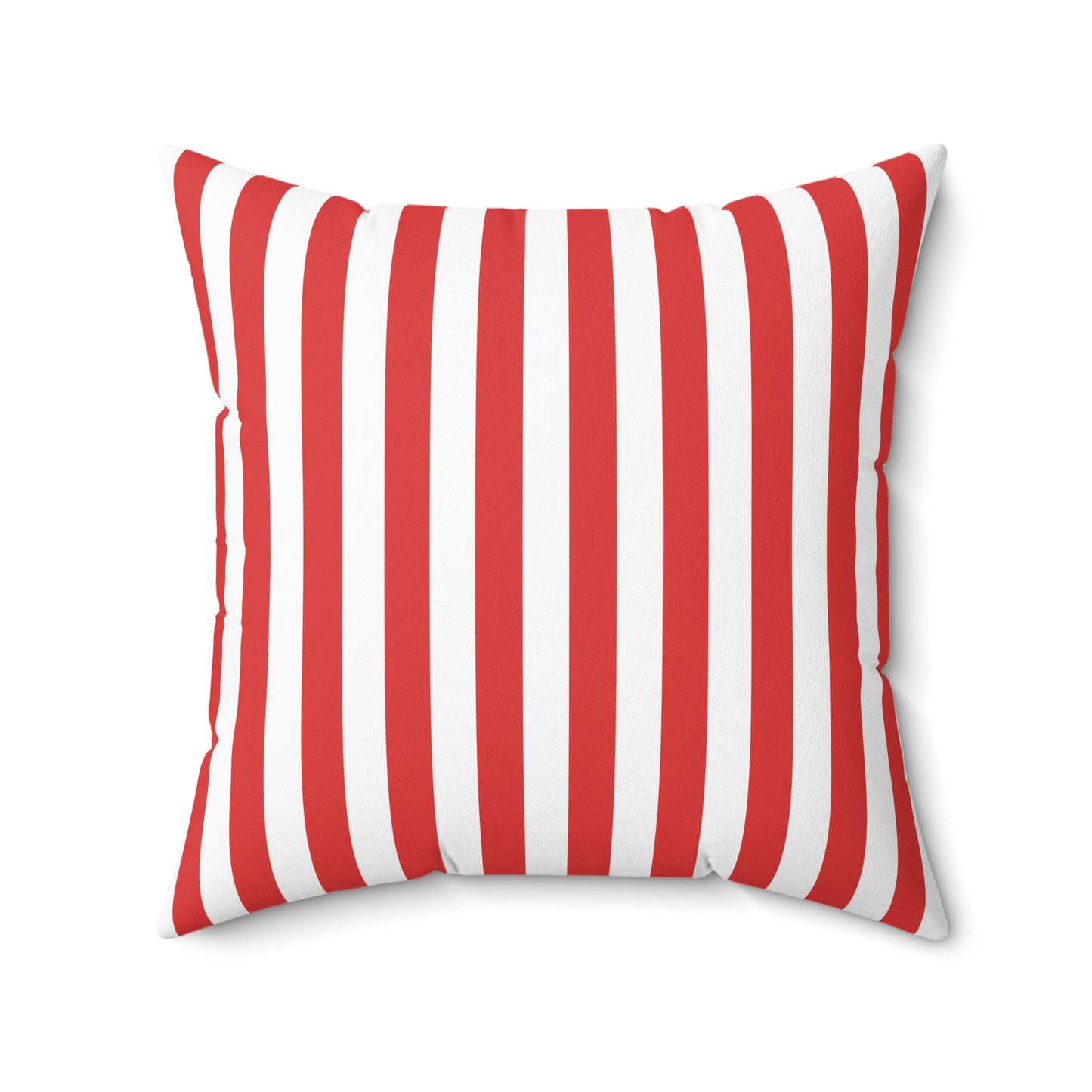 Red Striped Pillows
