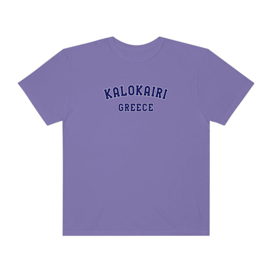 Kalokairi Navy Text Comfort Colors T-Shirt