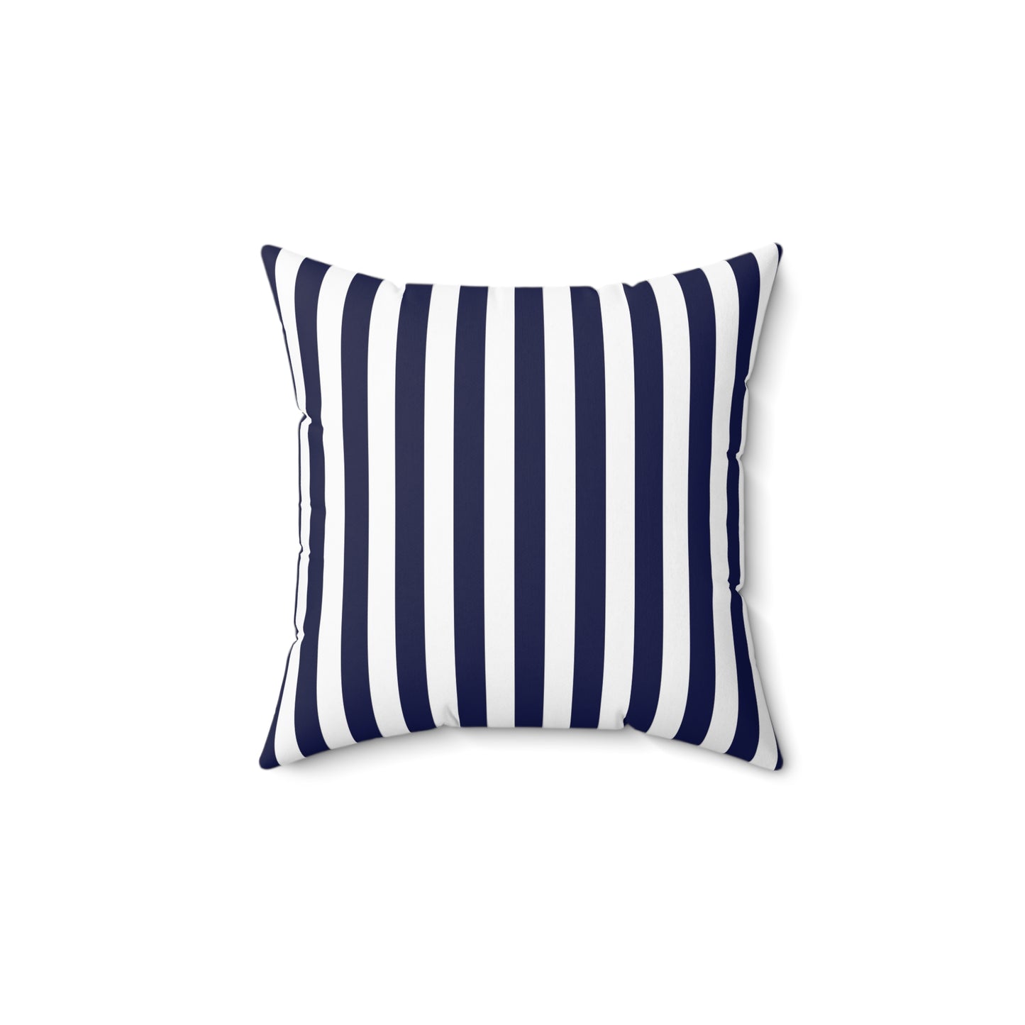 Navy Striped Pillows