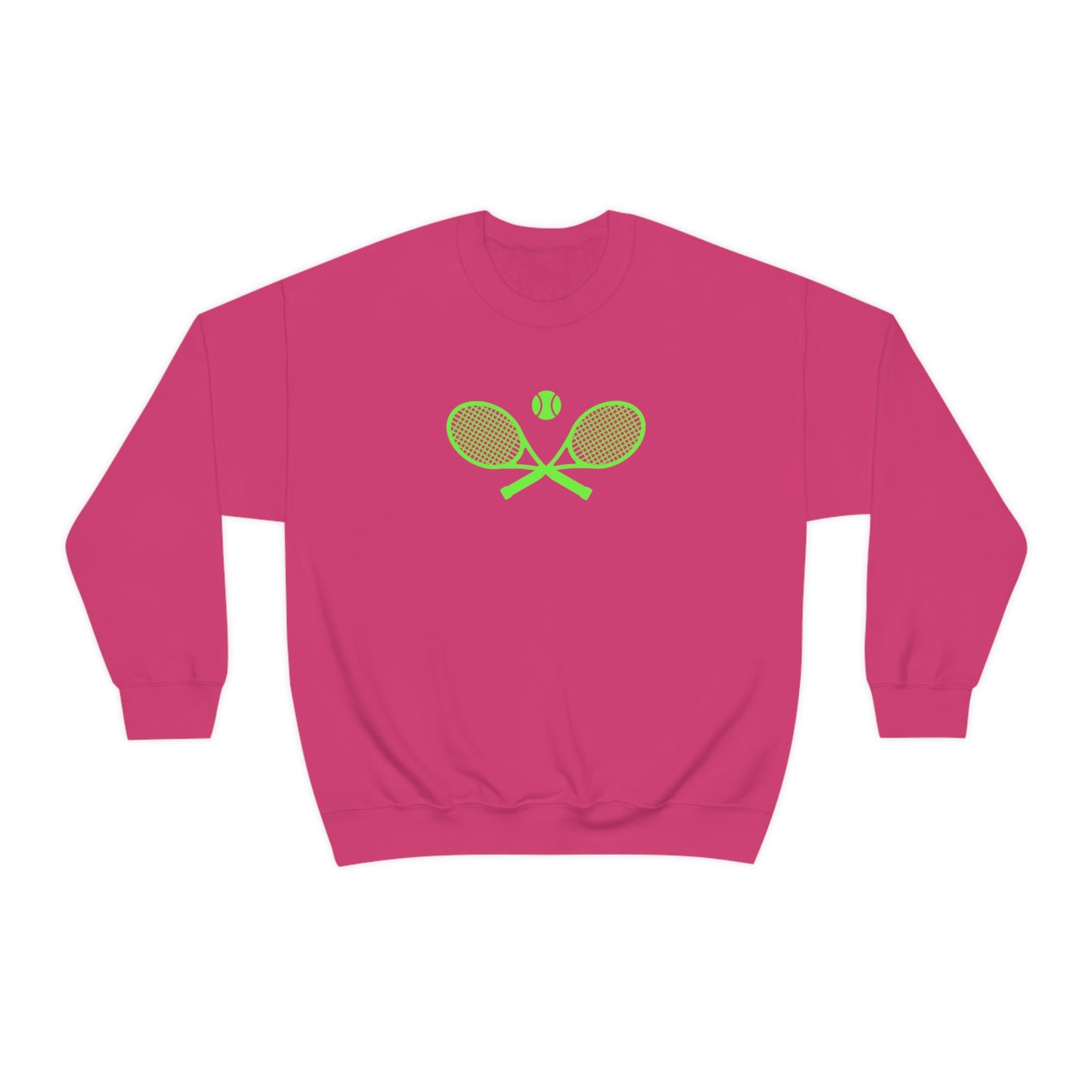 Preppy Lime Green Tennis Sweatshirt