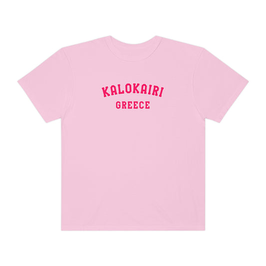 Kalokairi Pink Text Comfort Colors T-Shirt