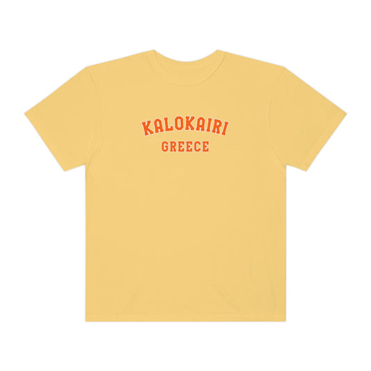 Kalokairi Orange Text Comfort Colors T-Shirt