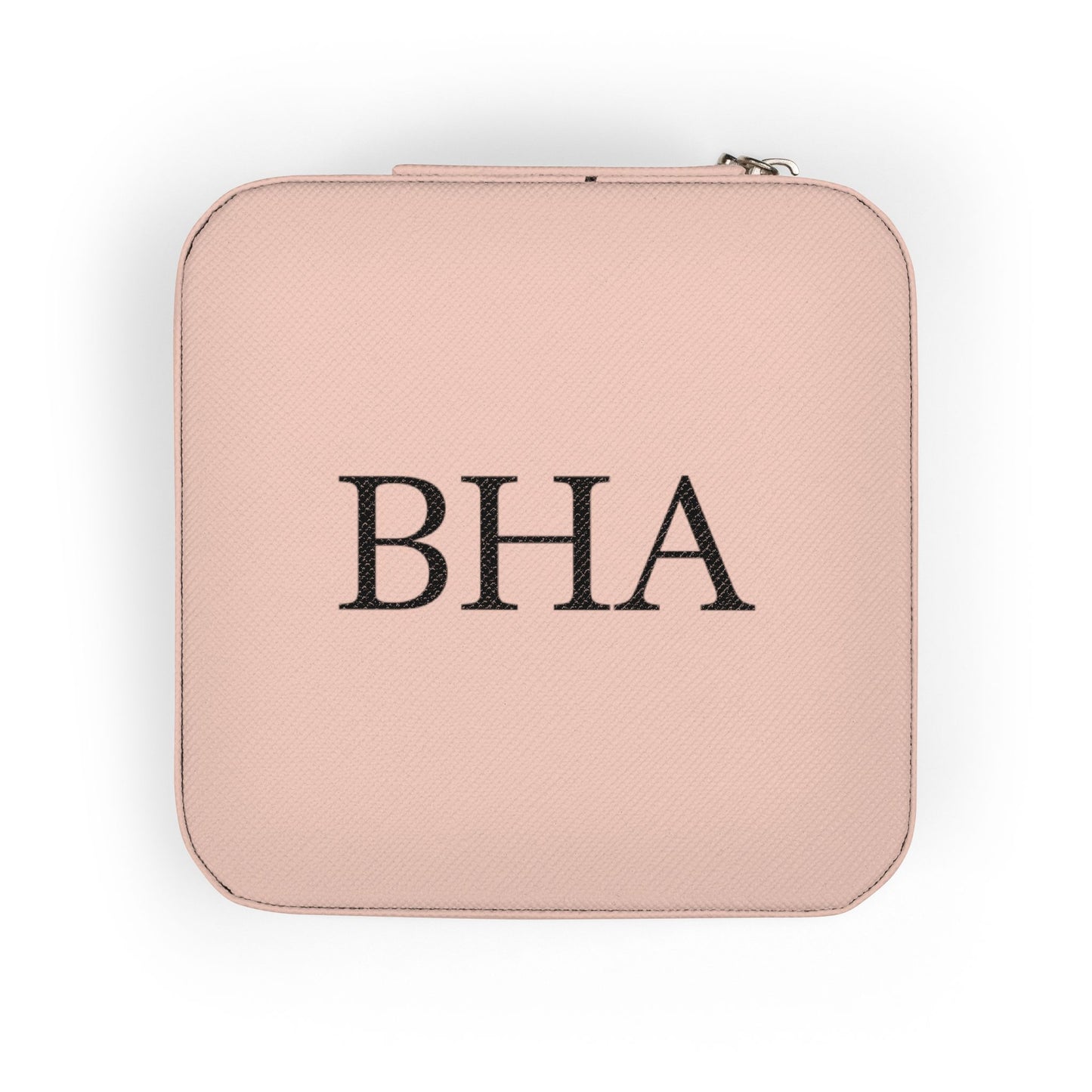 Three Initial Monogram Jewelry Travel Case