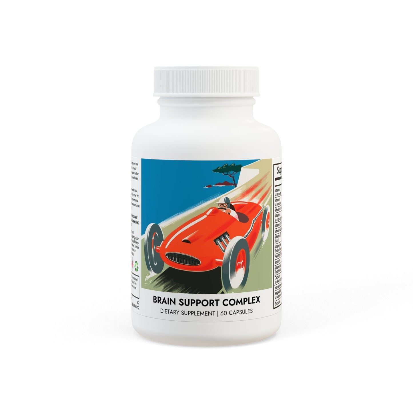 Race Car Driver Brain Support Complex Supplement
