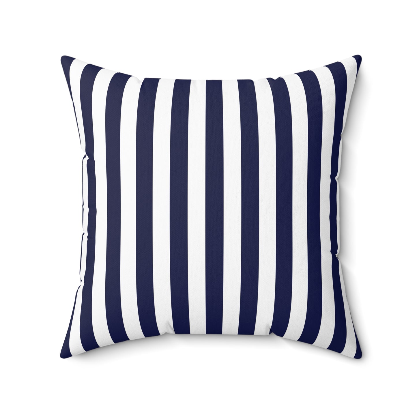 Navy Striped Pillows